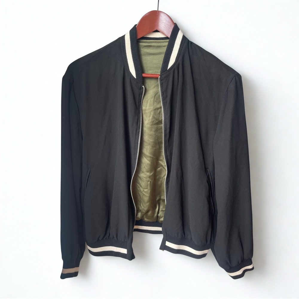 Zara Reversible Bomber Jacket